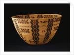 A Fine Yokuts Polychrome Coiled Basketry Bowl by Anonymous