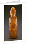 Front View of An Important Okvik Eskimo Walrus Ivory Figure, Punuk Island, Circa 100 B.C.-100 A.D by Corbis