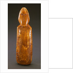 Front View of An Important Okvik Eskimo Walrus Ivory Figure, Punuk Island, Circa 100 B.C.-100 A.D by Corbis