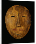 An Eskimo Wood Face Mask from Northern Alaska by Anonymous