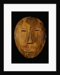An Eskimo Wood Face Mask from Northern Alaska by Anonymous