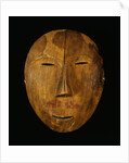 An Eskimo Wood Face Mask from Northern Alaska by Anonymous