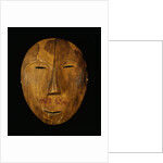 An Eskimo Wood Face Mask from Northern Alaska by Anonymous