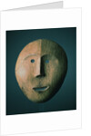 An Eskimo Wood Face Mask by Anonymous
