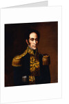 Simon Bolivar attributed to Antonio Salas by Corbis