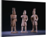Three Unusual Painted Gray Pottery Figures of Foreigners, Tang Dynasty by Anonymous