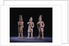 Three Unusual Painted Gray Pottery Figures of Foreigners, Tang Dynasty by Anonymous
