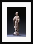 A Marble Standing Figure of Buddha, Northern Qi Dynasty by Anonymous