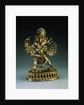 A Large Sino-Tibetan Gilt-Bronze Figure of Yi-Dam Hevajra by Anonymous