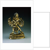 A Large Sino-Tibetan Gilt-Bronze Figure of Yi-Dam Hevajra by Anonymous