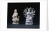 A Pair of Blanc-De-Chine Figures of Luohan and an Eighteen-Armed Guanyin by Anonymous