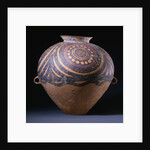 A Neolithic Painted Red Pottery Jar, Gansu/Yangshao Culture, Machang Phase, Circa 2000 B.C. by Anonymous