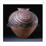 A Neolithic Painted Red Pottery Jar, Gansu/Yangshao Culture, Machang Phase, Circa 2000 B.C. by Anonymous