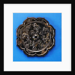 A Well-Cast Foliate Bronze Mirror. Tang Dynasty by Anonymous
