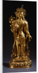 A Rare Inscribed Gilt-Bronze Figure of a Bodhisattva. 17th Century or Earlier by Anonymous