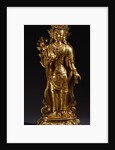 A Rare Inscribed Gilt-Bronze Figure of a Bodhisattva. 17th Century or Earlier by Anonymous