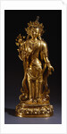A Rare Inscribed Gilt-Bronze Figure of a Bodhisattva. 17th Century or Earlier by Anonymous