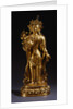 A Rare Inscribed Gilt-Bronze Figure of a Bodhisattva. 17th Century or Earlier by Anonymous