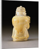 Back View of An Extremely Rare and Fine Ivory Figural Bottle, Qianlong Four-Character Seal Mark Incised on the Base and Possibly of the Period by Anonymous