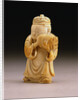 Three-Quarter View of An Extremely Rare and Fine Ivory Figural Bottle, Qianlong Four-Character Seal Mark Incised on the Base and Possibly of the Period by Anonymous
