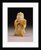 Three-Quarter View of An Extremely Rare and Fine Ivory Figural Bottle, Qianlong Four-Character Seal Mark Incised on the Base and Possibly of the Period by Anonymous