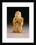 Three-Quarter View of An Extremely Rare and Fine Ivory Figural Bottle, Qianlong Four-Character Seal Mark Incised on the Base and Possibly of the Period by Anonymous