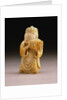 Three-Quarter View of An Extremely Rare and Fine Ivory Figural Bottle, Qianlong Four-Character Seal Mark Incised on the Base and Possibly of the Period by Anonymous