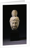 A Gray Stone Head of a Bodhisattva. Tang Dynasty by Anonymous