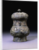 A Small Bronze Pear-Shaped Wine Vessel and Cover, Zhi. Early Western Zhou Dynasty by Anonymous