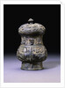 A Small Bronze Pear-Shaped Wine Vessel and Cover, Zhi. Early Western Zhou Dynasty by Anonymous