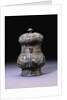 A Small Bronze Pear-Shaped Wine Vessel and Cover, Zhi. Early Western Zhou Dynasty by Anonymous