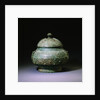 A Rare Bronze Wine Vessel and a Cover, Pou. Shang Dynasty by Anonymous