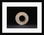 An Opaque Jade Collared Disc. Shang Dynasty by Anonymous
