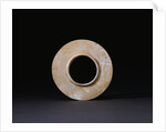 An Opaque Jade Collared Disc. Shang Dynasty by Anonymous