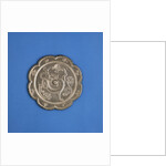 A Large Silvered Bronze Lobed Mirror. Tang Dynasty by Anonymous