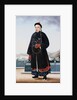Portrait of An Elegantly Dressed Chinese Hong Merchant by Anonymous