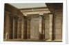 Illustration of a Hypostyle Hall with Egyptian Hieroglyphics by Anonymous