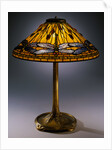 Dragonfly Leaded Glass and Gilt-Bronze Table Lamp by Tiffany Studios by Anonymous