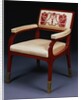 Stained Beechwood Armchair by Otto Wagner