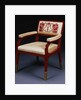 Stained Beechwood Armchair by Otto Wagner