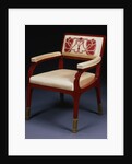 Stained Beechwood Armchair by Otto Wagner