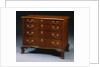New England Chippendale Mahogany Serpentine-Front Chest-of-Drawers by Anonymous