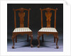 Pair of Chippendale Carved Walnut Sidechairs attributed to William Savery by Anonymous
