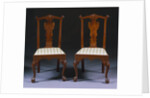 Pair of Chippendale Carved Walnut Sidechairs attributed to William Savery by Anonymous