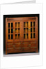 Oak Double Bookcase Cabinet by Gustav Stickley