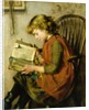 A Young Girl Reading by Charlotte Weeks