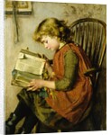 A Young Girl Reading by Charlotte Weeks