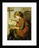 A Young Girl Reading by Charlotte Weeks