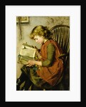 A Young Girl Reading by Charlotte Weeks