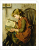 A Young Girl Reading by Charlotte Weeks